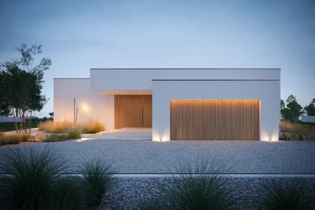 Dom parterowy z płaskim dachem: Nowoczesny design i korzyści